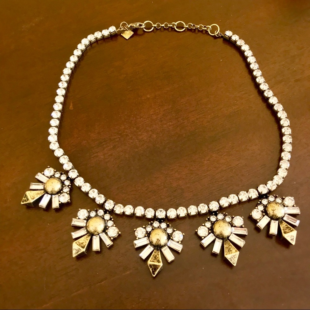 Banana Republic Vintage Inspired Crystal Necklace